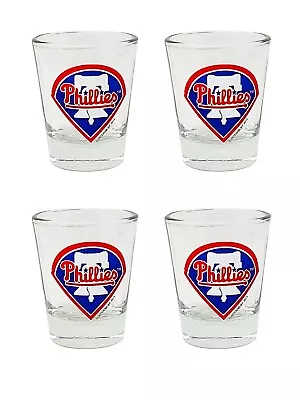 Philadelphia Phillies MLB 2 Oz Shot Glasses Set 4 Pack • $24.95