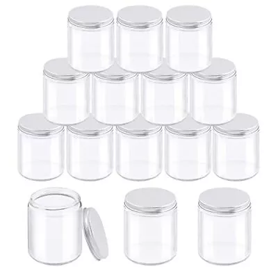 8 Pack 6oz Glass Jars With Lids Round Clear Glass Jars With Inner Liner And ... • $25.45