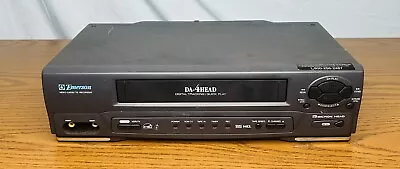 Emerson EWV401 S-VHS VCR Tested Works No Remote • $34.99