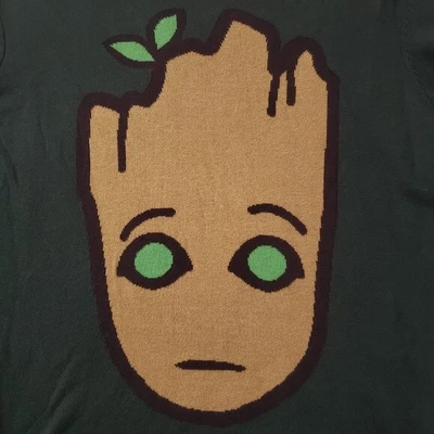 $24.50 • Buy MARVEL Baby Groot Knitted Crewneck Christmas Sweaters Mens Size Small