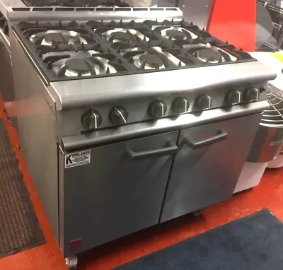 £949.99 • Buy Falcon Natural Gas 6 Burner Rings Range Cooker Large Commercial Oven Catering