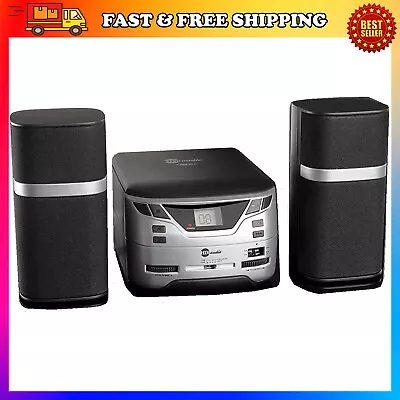 Modern Compact CD Shelf System Micro Digital CD Player Stereo AM FM Tuner Radio • $42.20