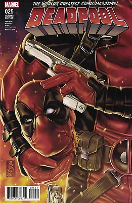 DEADPOOL #25 (MARK BROOKS 1:50  HEAD  RATIO VARIANT) ~ Marvel Comics • $71.99