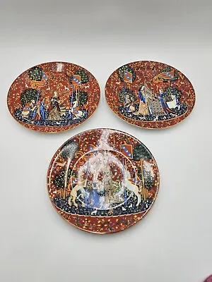 Limoges La Dame A La Licorne Robert Haviland C Parlon Lady & Unicorn Plates 6 Pc • $175