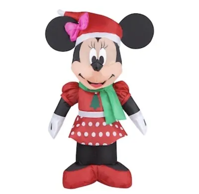 Disney Magic Holiday Minnie Mouse Airdorable Table Airblown Inflatable 22.4 In • $24.99