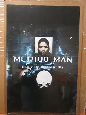 Method Man Old School Rap Music 1998 Judgement Day Vintage Poster 15400 • $39.97