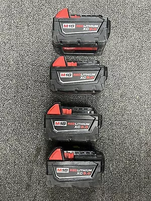 Milwaukee M18 REDLITHIUM XC5.0 Extended Capacity Battery PARTS & REPAIR ONLY • $89.95