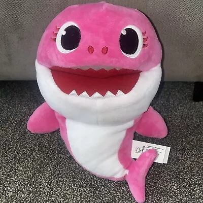 Pinkfong Baby Shark Singing Plush Hand Puppet With Tempo Control Pink WORKS 2019 • $16.95