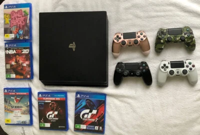 $450 • Buy Sony PlayStation 4 Pro 1TB Console - Jet Black BUNDLE