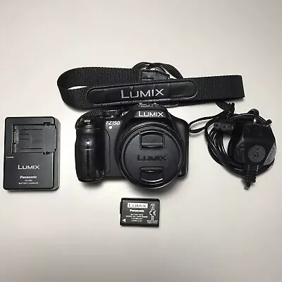 Panasonic Lumix DMC-FZ150 12.1MP Digital Bridge Camera + Charger Battery • £99.99