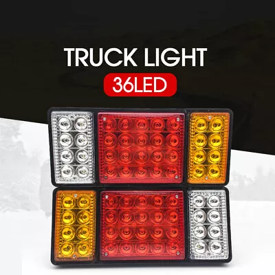 12V 36LED Tail Lights Rear Ute Trailer Caravan Truck Boat Car Indicator Lamp • $19.98