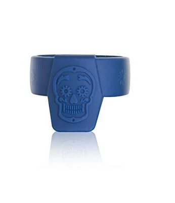 $4.95 • Buy Vacu Vin 00646 18881606-COA Bottle Markers Sugar Skull Corona Set Of 6 One Size