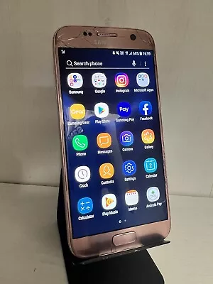 Samsung Galaxy S7 Edge SM-G935F - 32GB - Pink Gold (Unlocked) • £35