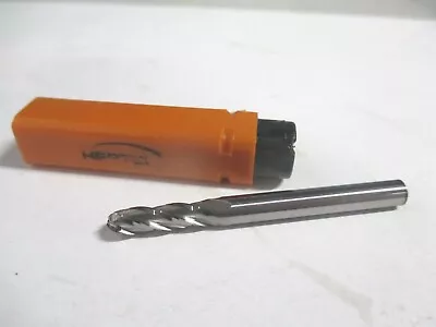$16.10 • Buy (E5250010) 1/64  X 9/16  X 3/16  X 2  OAL Solid Carbide 4 Flute Ball End Mill 