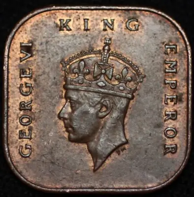MALAYA ~ 1943 ~ 1 Cent ~ AU ~ Quality World Coin ☘️ T - #599 ☘️ • $2.99