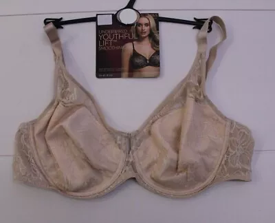 M&s Collection Smoothing Youthful Lift Underwired Full Cup Bra Almond Mix 42b • £9.95