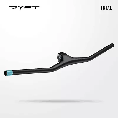 XC MTB Handlebar And Stem 28.6mm -10° Carbon 1 1/8  Integrated Handlebar 780mm • $141.99