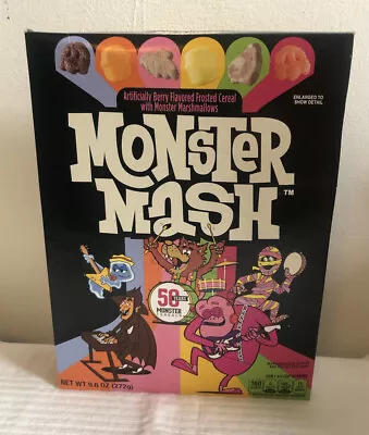 Monster Mash Cereal 50th Year Edition Box Expired Chocula Yummy Mummy Brand New • $6.64