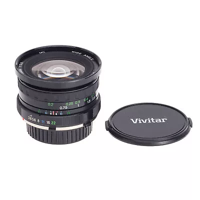 Minolta Vivitar 35mm F3.8 MC Manual Focus Wide Angle Prime Lens • $54.92