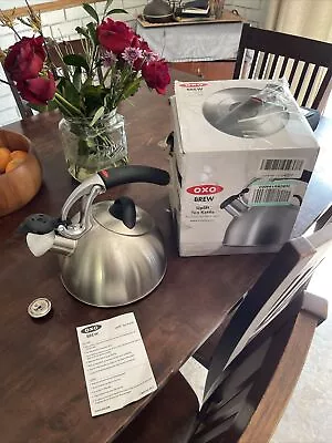 $39.99 • Buy OXO Brew UPLIFT Tea Kettle (2 Quart) In BRUSHED STAINLESS STEEL -