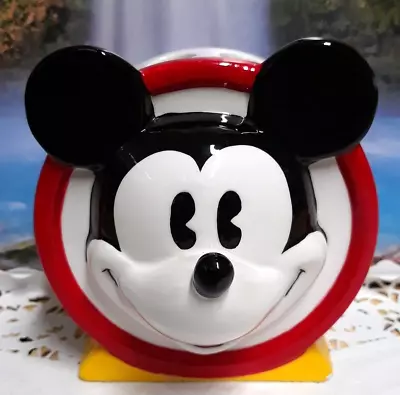 Disney Springs 3D Ceramic Mickey Mouse Head Toothbrush Holder • $25