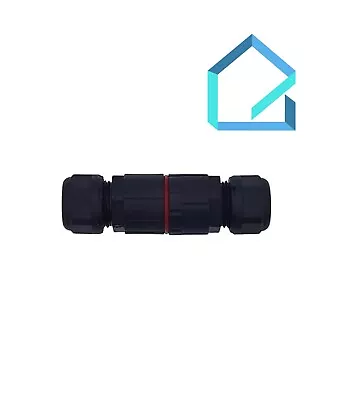 £2.90 • Buy 2 Pole Core Joint Outdoor IP68 Waterproof Electrical Cable Wire Connector UK