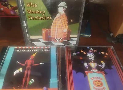 Wise Monkey Orchestra (3-cd) Robot Reality ~ It's Alive ~ Make Believe ~ Buy Now • $19.95