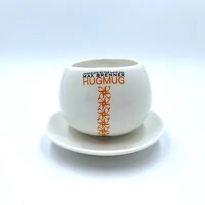Hug Mug Ceramic Cups Saucer By Max Brenner Chocolate By The Bald Man Iris Zohar • $19.99