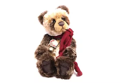 CHARLIE BEAR CB194554 DAVID Ltd Ed Plush Panda Teddy Bear W/ Tags 16.5  -H63 • £22