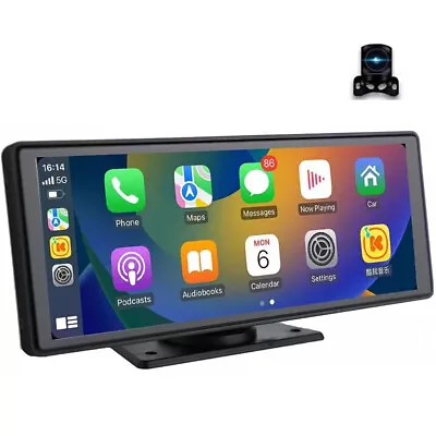 Androids Media Players Wireless Smart Car Player IPS Screen With Rear Camera Kit • $125.90