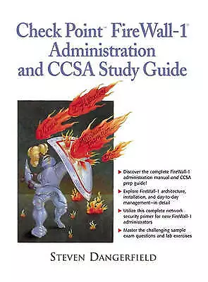 Very Good Check Point Firewall-1 Administration And CCSA Study Guide Dangerfie • £14.71