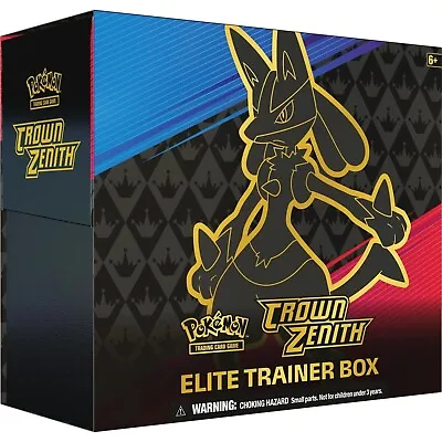 $99 • Buy Pokemon TCG Crown Zenith Elite Trainer Box Sealed NEW