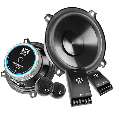 NVX VSP525KIT 750W Peak (250W RMS) 5.25  V-Series 2-Way Component Speakers • $89.99