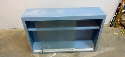 47x12x30” Glass Sliding Overhead Lab Cabinet Casework Blue • $396