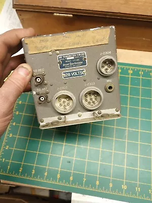 Military Aircraft Transmitter Aircraft Radio Corp Model T-iib Vhf Transmitter • $44.90