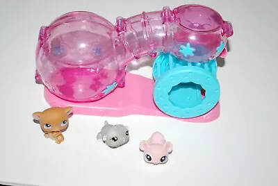 Littlest Pet Shop Habitrail Playset Mouse & Hamster Toy Figure Set • $19.99