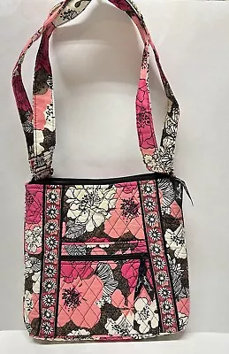 Vtg Vera Bradley Mocha Rouge Crossbody Hipster Bag (Retired 2011) - EUC • $20