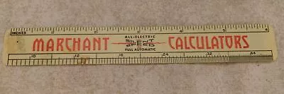 Marchant Calculators Plastic 6  Ruler 1943 Calendar • $8