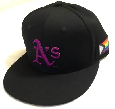 Oakland Athletics A’s PRIDE NIGHT LGBTQ+ SNAPBACK HAT MLB SGA 6/17/22 NEW • $48.88