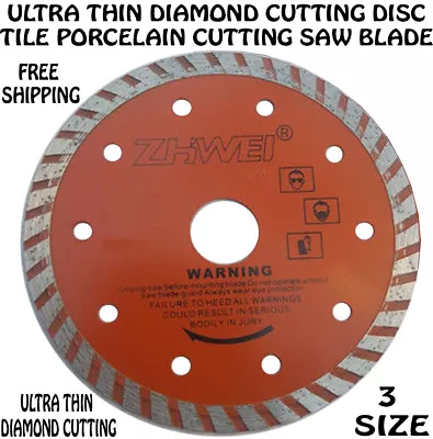  Turbo Diamond Cutting Disc Tile Porcelain Cutting Saw Blade 4 TO 5  • $12.80