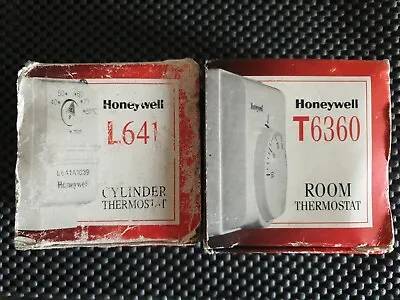 Honeywell L641 Cylinder Stat & T6360 Room Thermostat *new Condition* • £36.95
