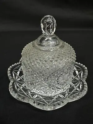 Vintage Avon Crystal Covered Butter Dish • $20.90