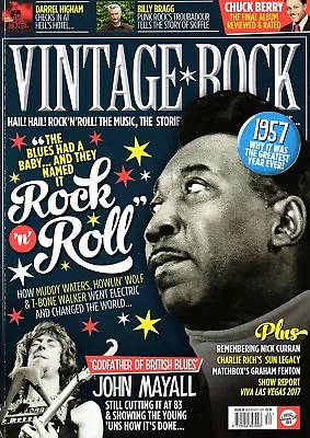 Uk Vintage Rock Mag John Mayall Chuck Berry Darrel Higham Issue 30 Jul Aug 2017 • £5.99