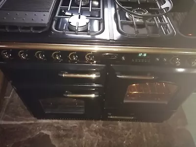 Rangemaster FSD 110 Natural Gas Cooker Black/Brass • £470