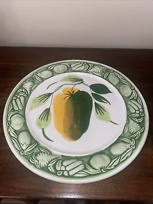 Italian Majolica 10.5” Plate Vegetables Bell Pepper Italy • $12.99