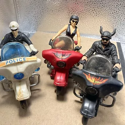 ROEL “HEAVEN’S DEVILS” Figure Easy Rider Woman Road Warrior Motorcycle Toy Lot • $36.88