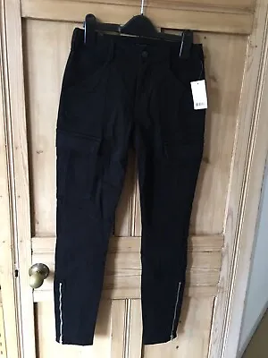 BNWT J Brand Black Houlihan Cargo Pants Jeans 24 • £55