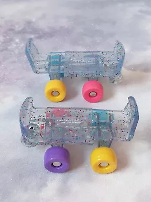 Build A BearOne Pair Of Adjustable Clear Tinted Sparkle Roller Skates.  • £1.50