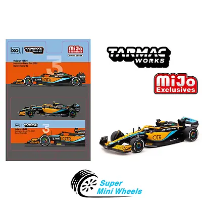 Tarmac Works 1:64 F1 McLaren MCL36 Australian Grand 2022 #3 Daniel Ricciardo • $17.99