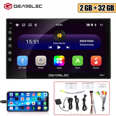 Android Car Stereo Radio Double Din Bluetooth GPS Navi 7''Touchscreen MP5 Player • $49.99